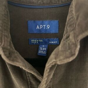 APT.9 Brown Corduroy Shirt